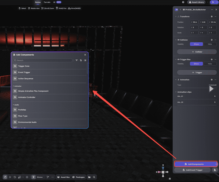Add animator