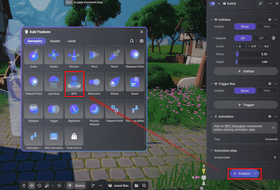 Add NPC component