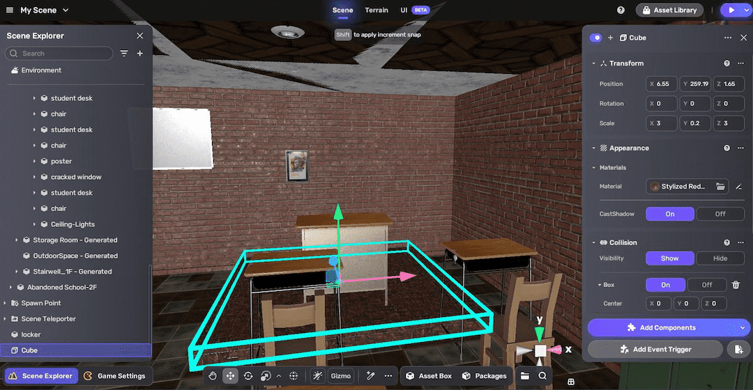 Edit cube