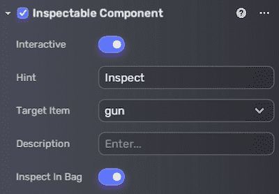 Add inspectable