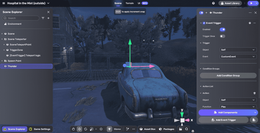 Configure audio