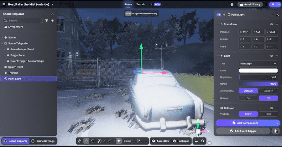 Configure lighting