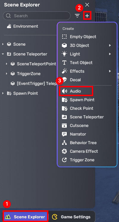 Add audio
