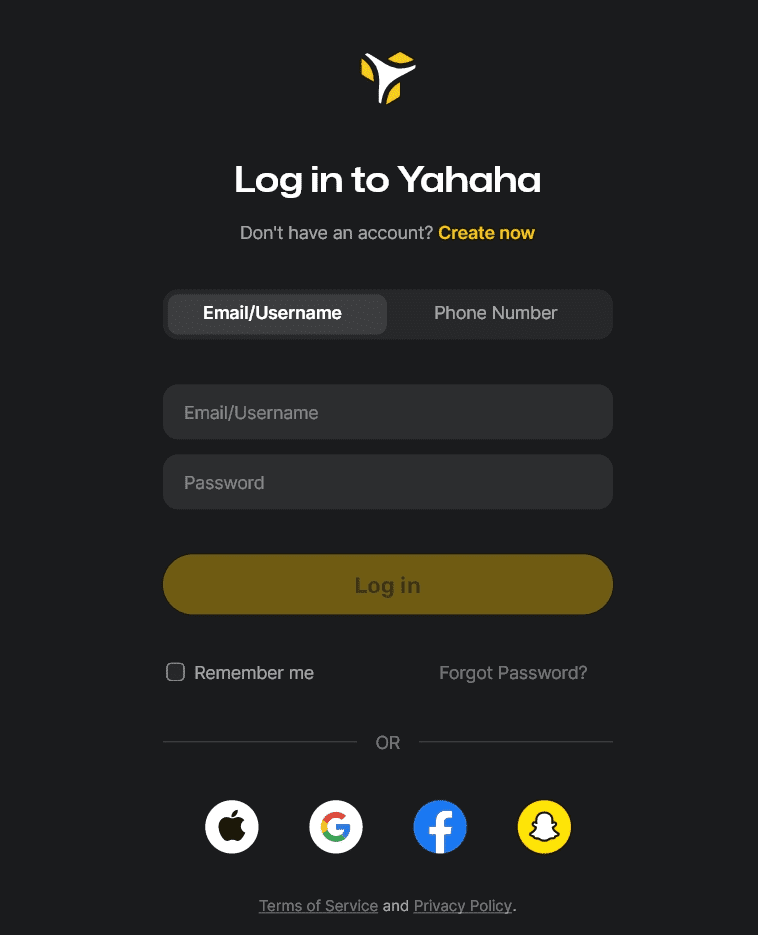 log in to Desktop