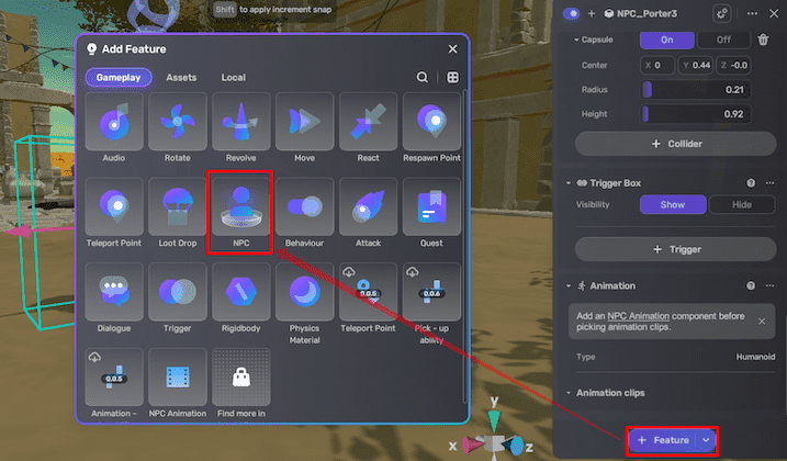 NPC component