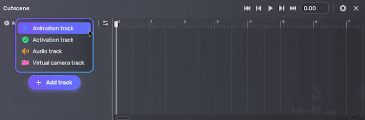 Add animation track