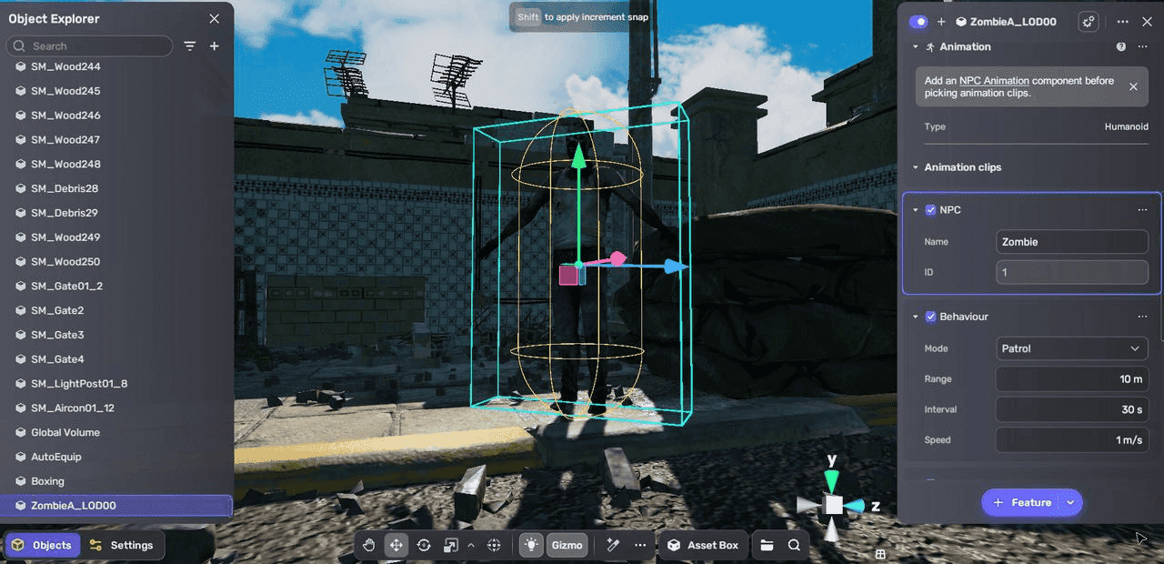 Add NPC components