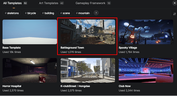 Battleground town