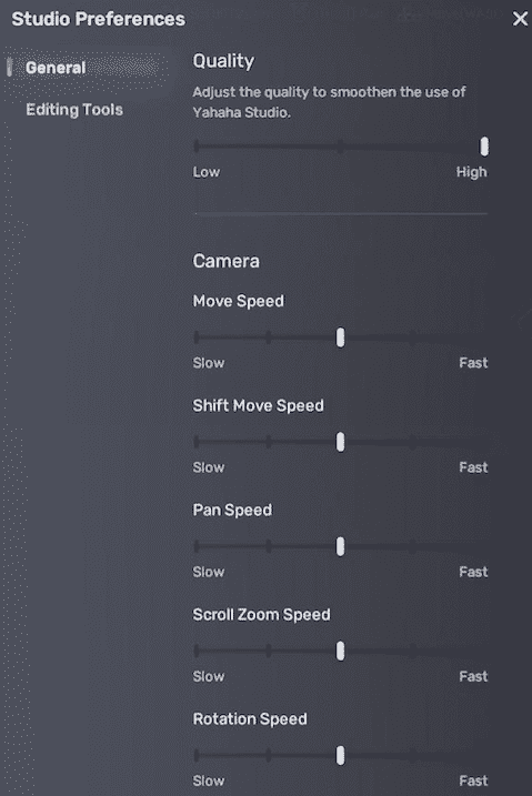 Preference-settings