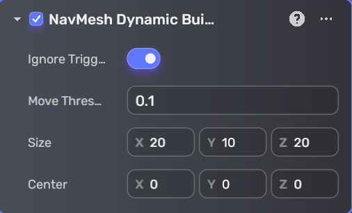 NavMesh Dynamic Builder