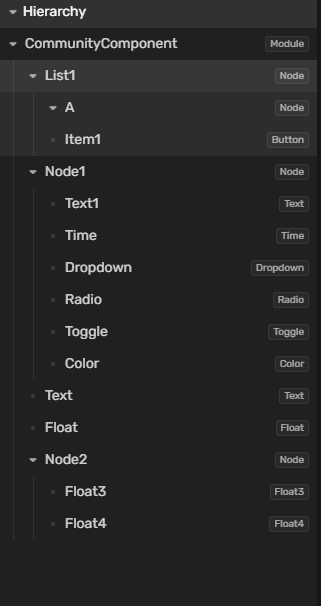调整数据元素层级