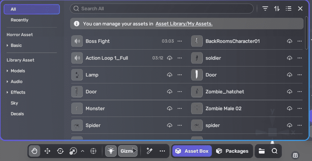 Horror Kit 资产箱