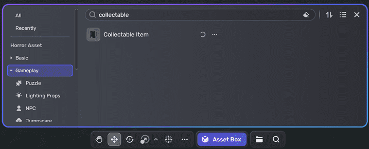 添加可收集物品