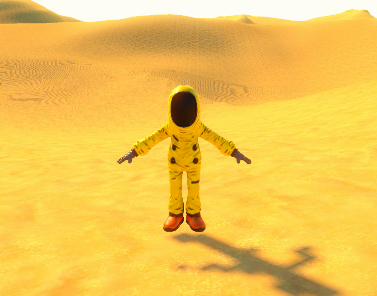 场景中的人形模型