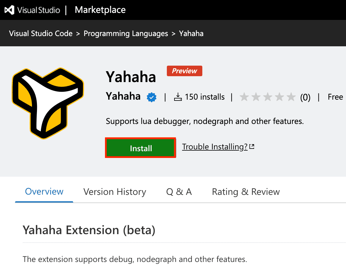 VS 市场安装调试器