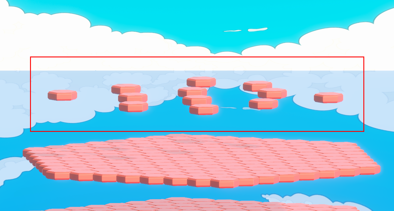 Position hexagonal cells